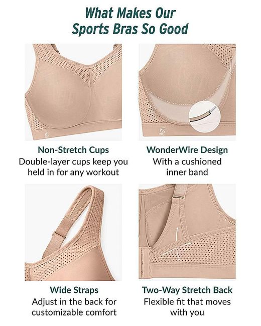 Glamorise Natural 9066 Sport Bra