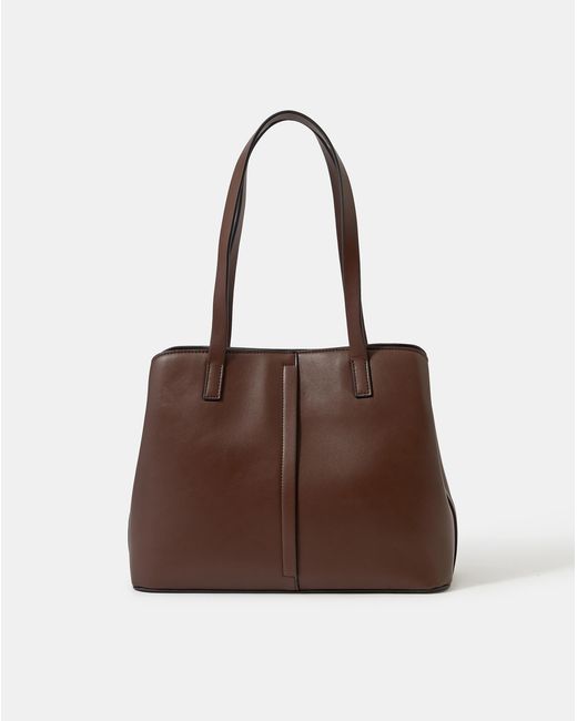 Accessorize Brown Webbing Strap Shoulder Bag