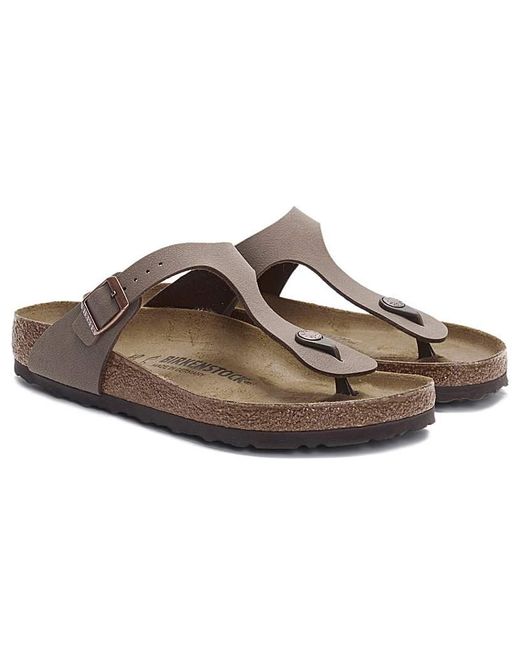 Birkenstock Brown Gizeh Toe Post Sandals