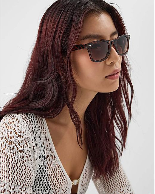Accessorize White Square Sunglasses