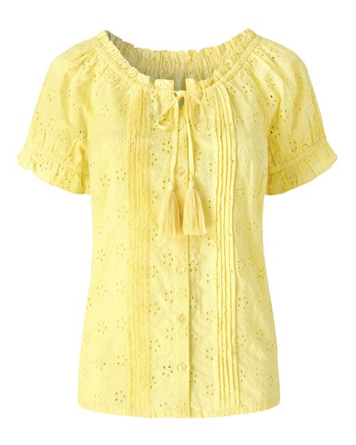 Joe Browns Yellow Beautiful Broderie Top