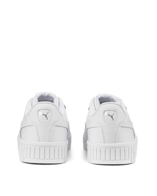 PUMA White Carina 2.0 Trainers