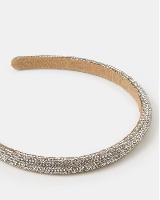 Accessorize White Diamante Headband