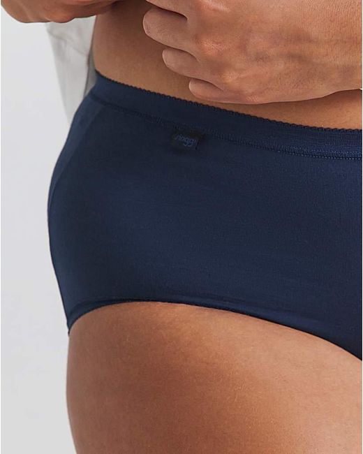 Sloggi Blue 3Pk Basic Midi Knicker