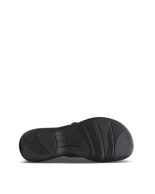 Clarks White Cloudsteppers Sandal D Fit