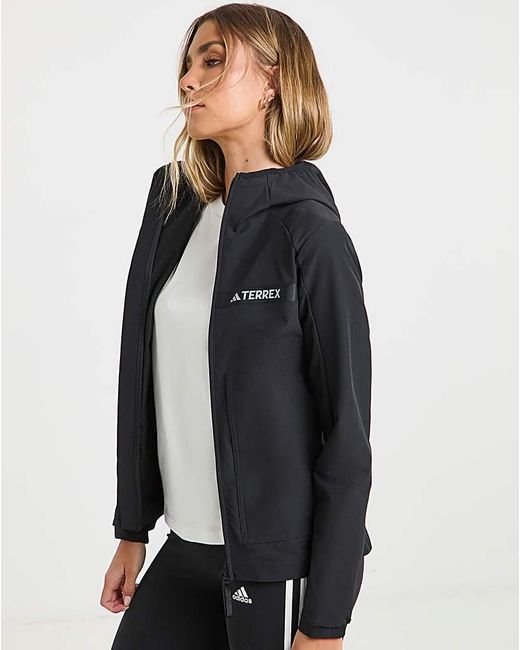 Adidas White Terrex Softshell Jacket