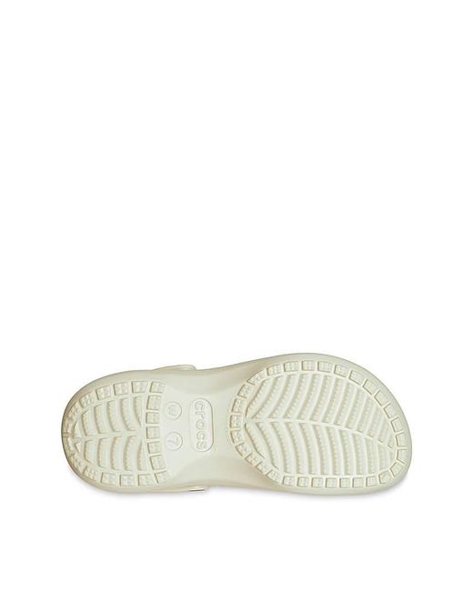 CROCSTM Natural Classic Platform Clogs D Fitour