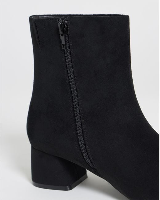 JD Williams Blue Block Heel Ankle Boots E Fit