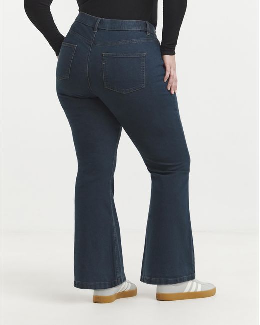 Simply Be Pink Winter 24/7 Flared Jeans