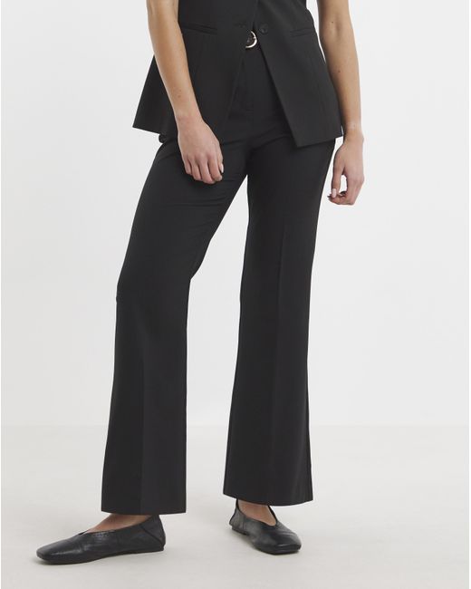 Simply Be Black Bootcut Workwear Trousers