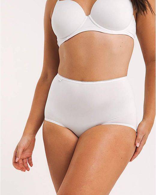 Sloggi Natural 3Pk Microfibre Maxi Briefs