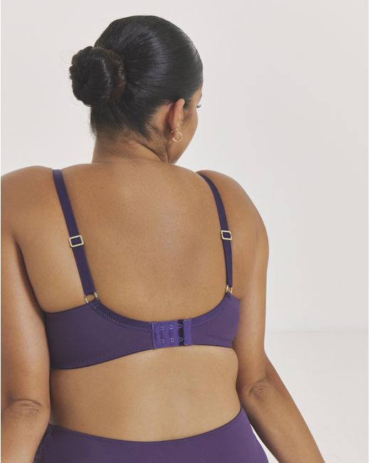Pretty Secrets Purple 2 Pack Ella Plunge Wired Bras