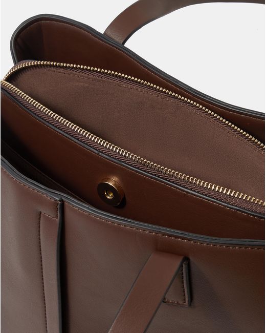 Accessorize Brown Webbing Strap Shoulder Bag