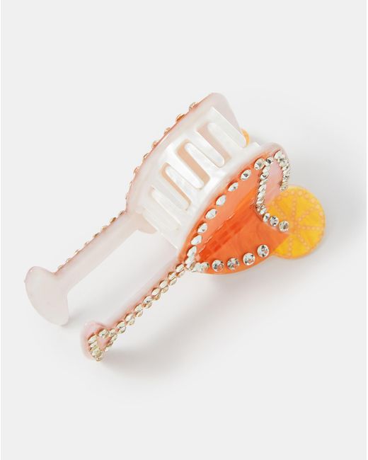 Accessorize White Aperol Spritz Claw Clip