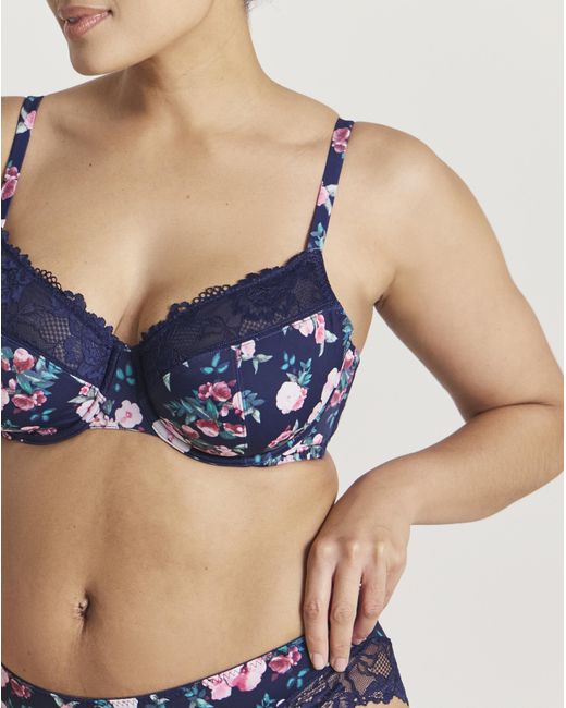 Pretty Secrets Blue Adrianne Full Cup Bra