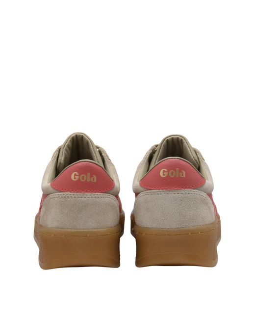 Gola Brown Grandslam Suede Trainers