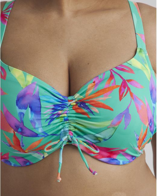 Elomi Blue Toyama Tides Adjustable Bikini Top