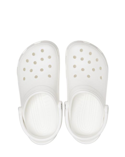 CROCSTM White Classic Clog D Fit