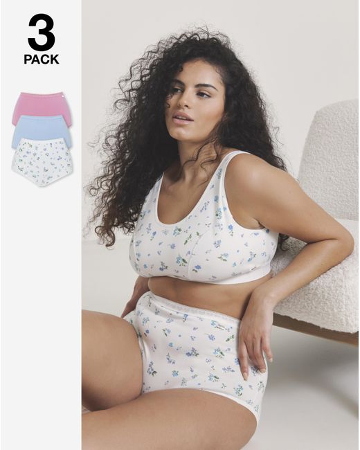 Slimma Multicolor 3 Pack Full Briefs