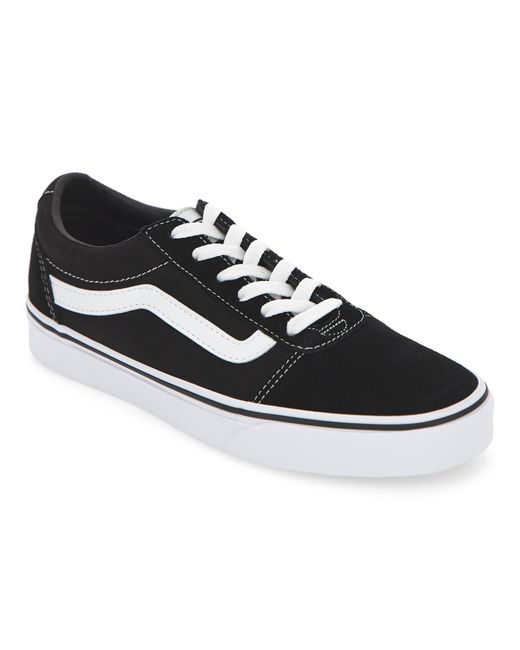 Vans Black Sneakers Leather, Textile Fibers