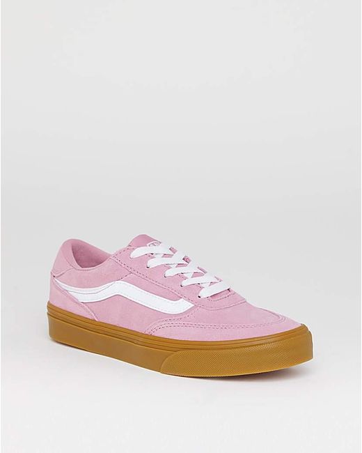 Vans White Brooklyn Suede Trainers