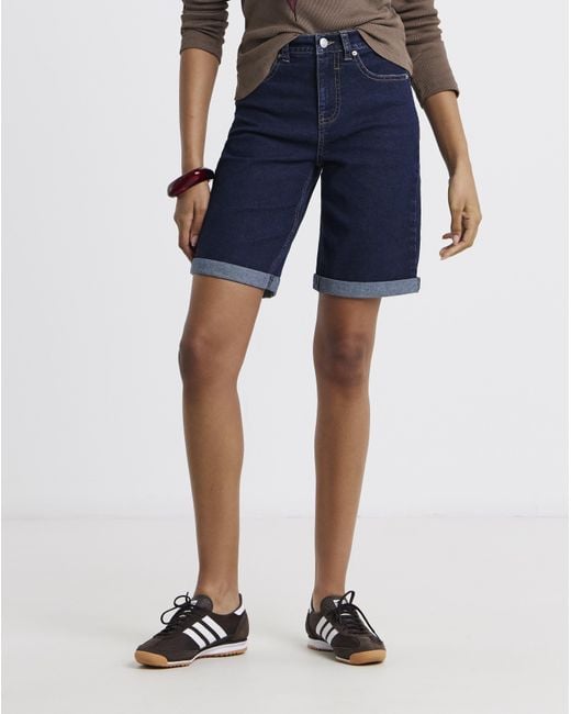 Simply Be Blue 24/7 Knee Short