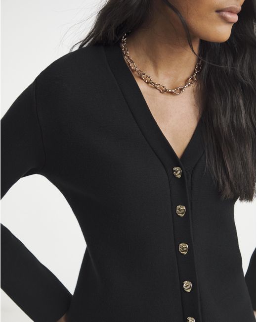 Simply Be Blue Cinched Waist Compact Cardigan
