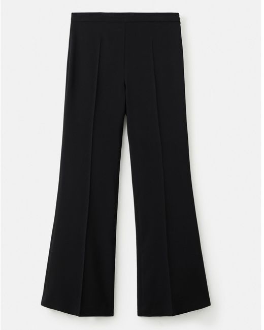 Mango Black High Waisted Suit Trouser