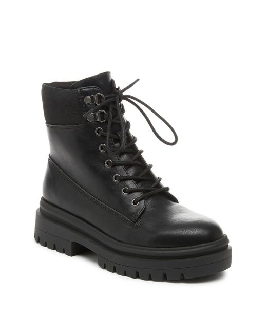 Rocket Dog Black Danner Lace Up Boots
