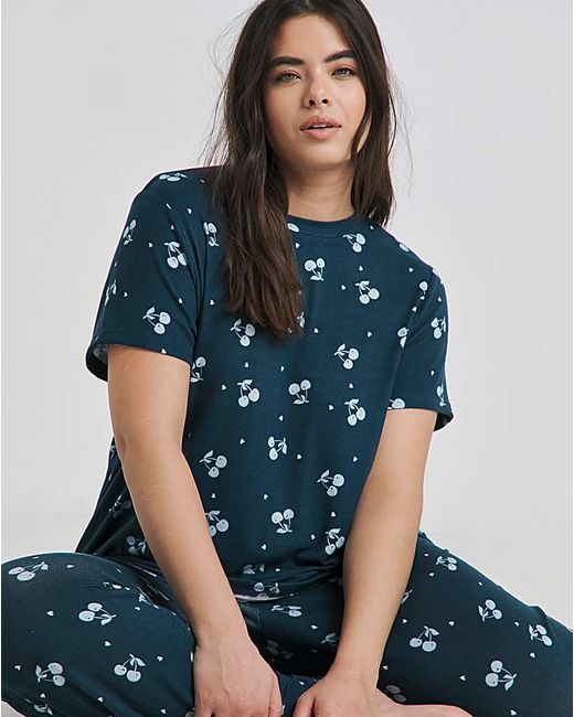 Pretty Secrets Blue Supersoft Pyjama Set