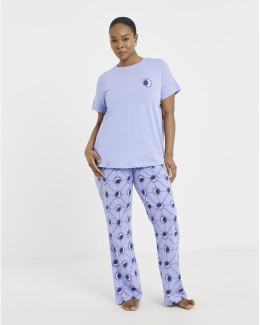 Pretty Secrets Blue Pyjama Set