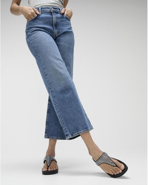 Fitflop Black Fit Flop Lulu Crystal Toe-Post Sandals