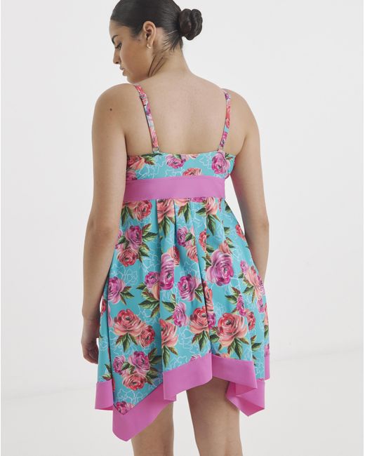Joe Browns Blue Flower Girl Swimdress