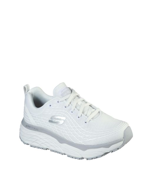 Skechers White Skeckers Cushioning Elite Shoes