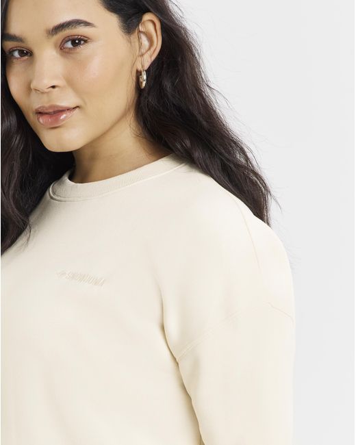Snowdonia Natural Longline Split Hem Sweatshirt
