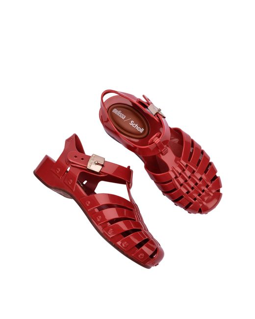 Melissa Red Melissa X Scholl Fisherman Jelly