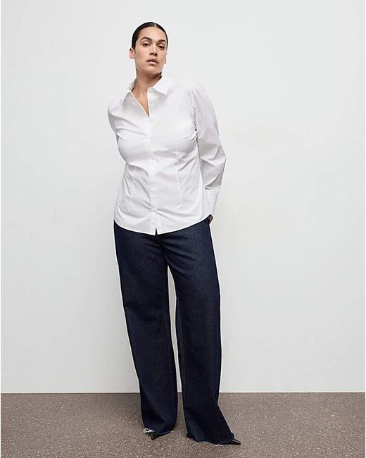 Mango White Shirt