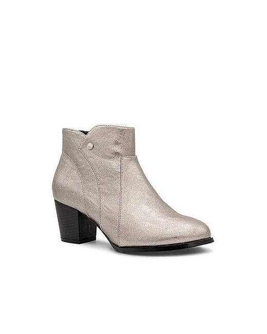 Paradox London White Belinda Block Heel Boots