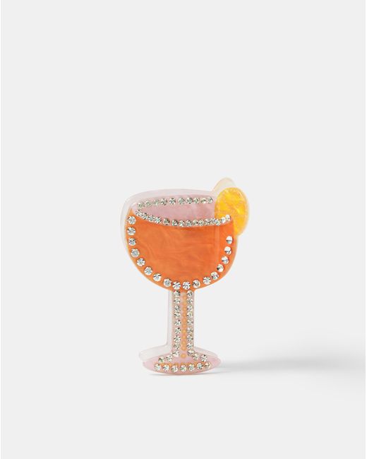 Accessorize White Aperol Spritz Claw Clip