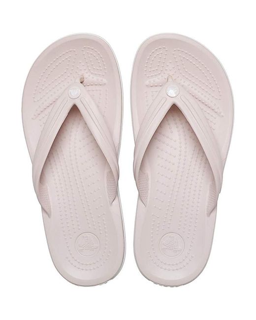 CROCSTM White Crocband Flip