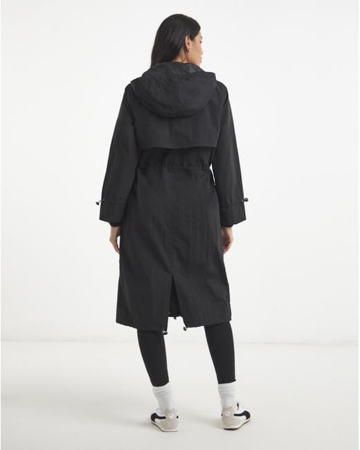 Simply Be Blue Longline Tech Parka