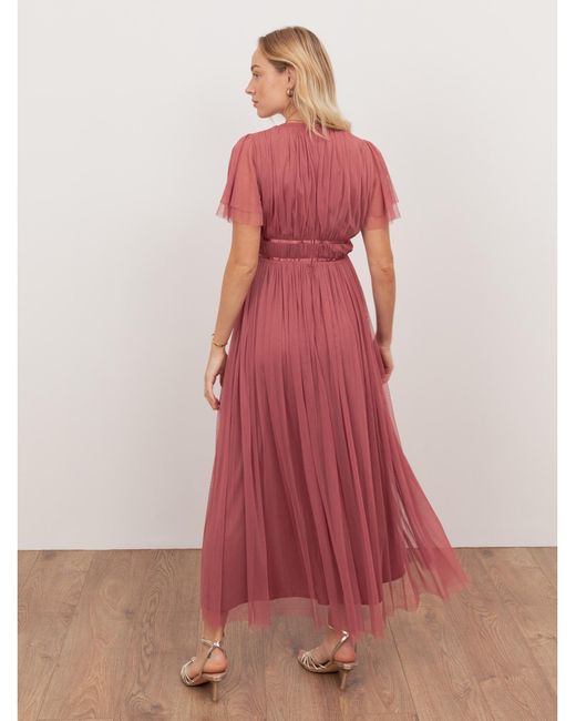 Anaya with love Red Plain Dress