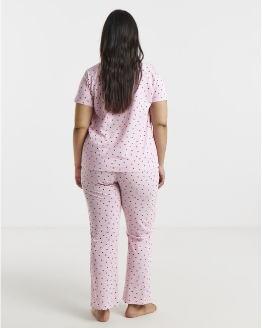 Pretty Secrets Pink Back To Basics Pj Set