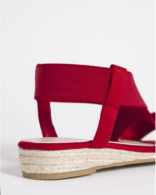 JD Williams White Low Wedge Espadrilles Ex Wide
