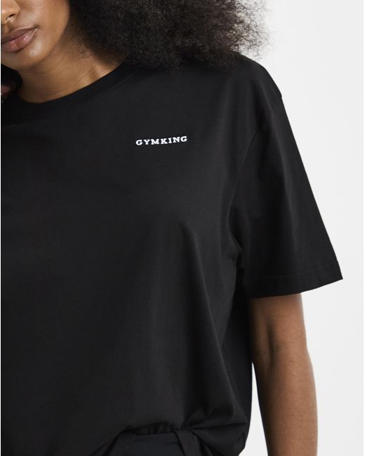 Gym King Black 365 Boyfriend T-Shirt