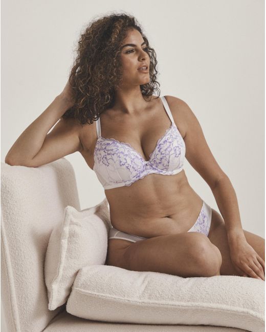 Ann Summers White Sexy Lace Plunge Bra