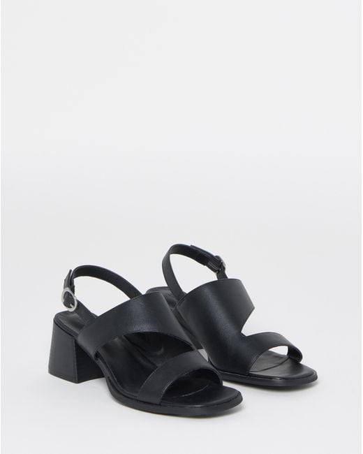 Simply Be White Cut Out Heeled Sandals Extra Wide Fit