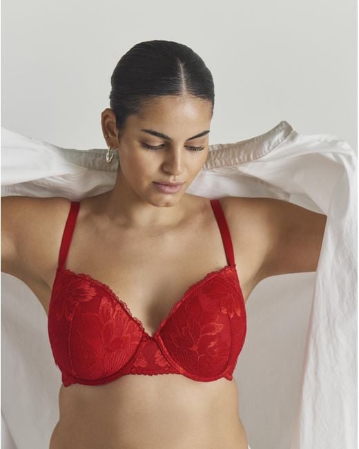 DORINA Red Curves Perfect Lace Bra