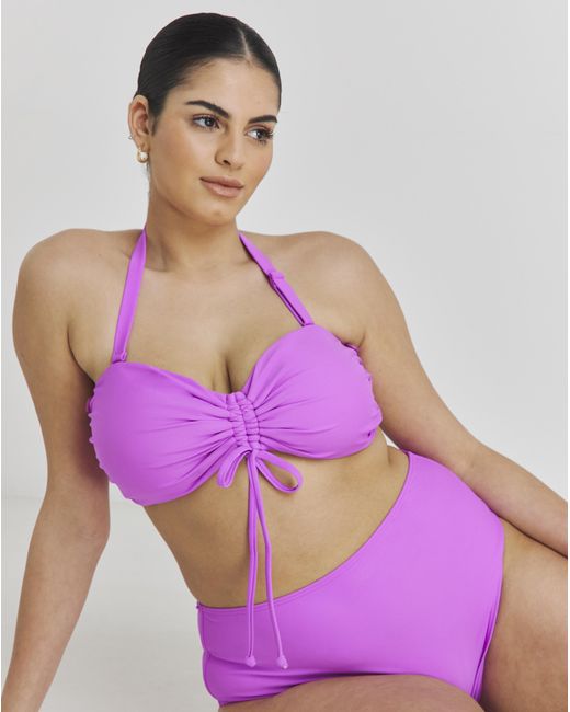 Simply Be Purple Katerini Bikini Top