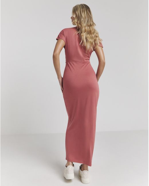 Simply Be Red Premium Jersey Dress